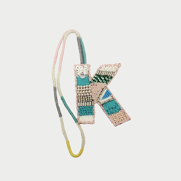 BohoBeadworks Alphabet 'K' Bag Charm