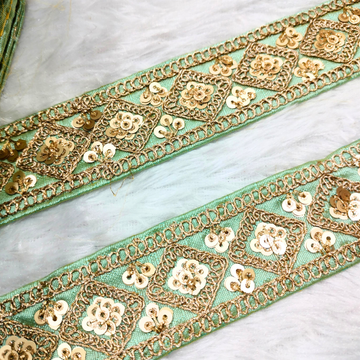 Fancy Zari Embellished Trim