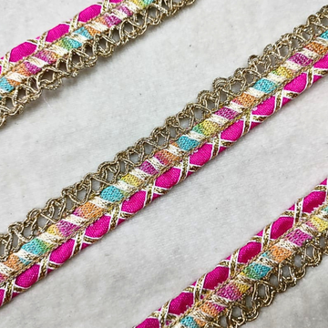 Multicolor Embellished Gota Patti Trim