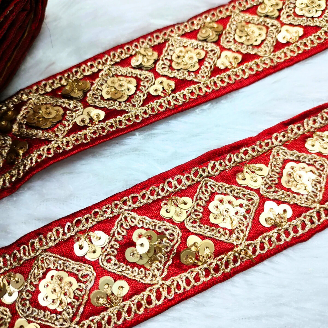 Fancy Zari Embellished Trim