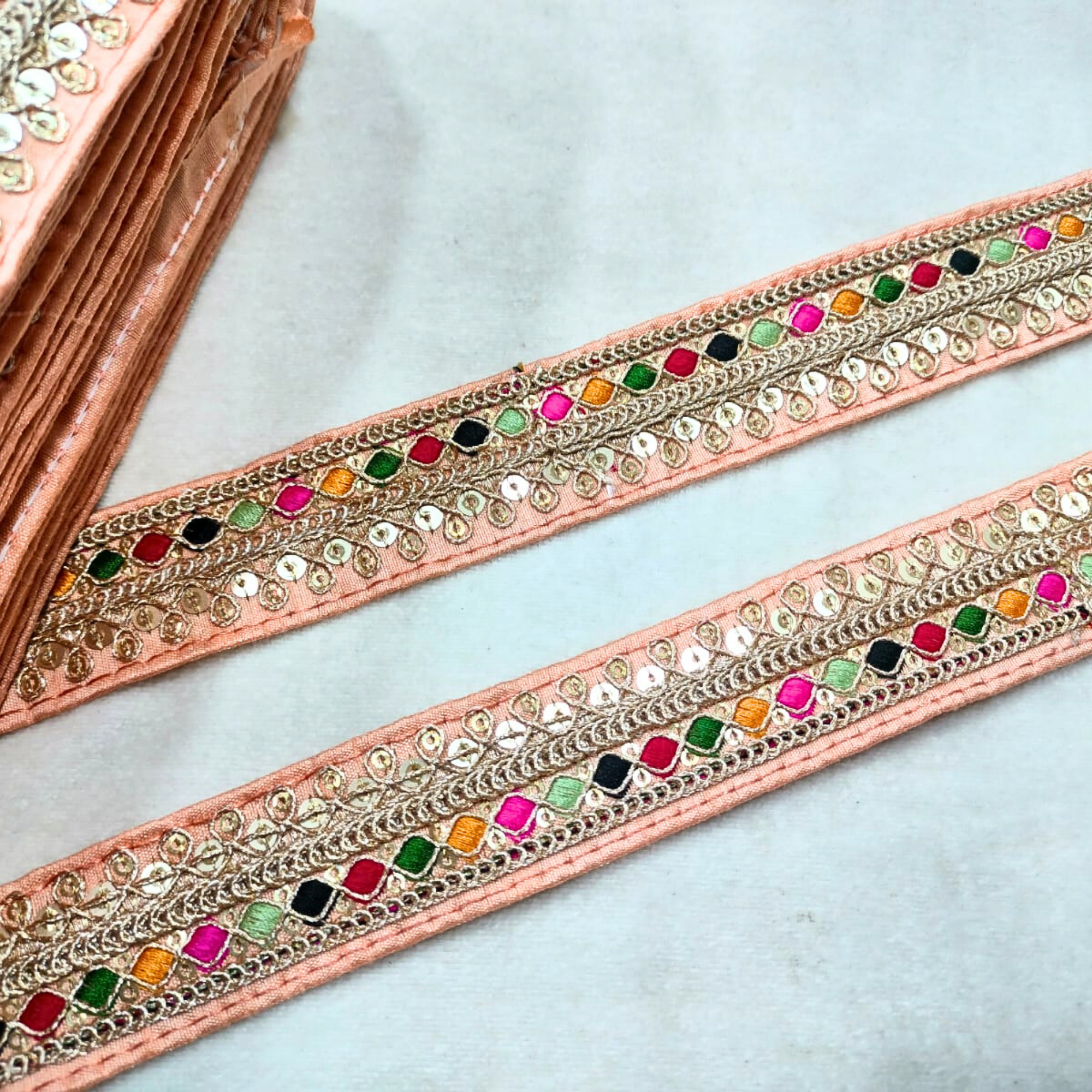 Multicolor Zari Trim