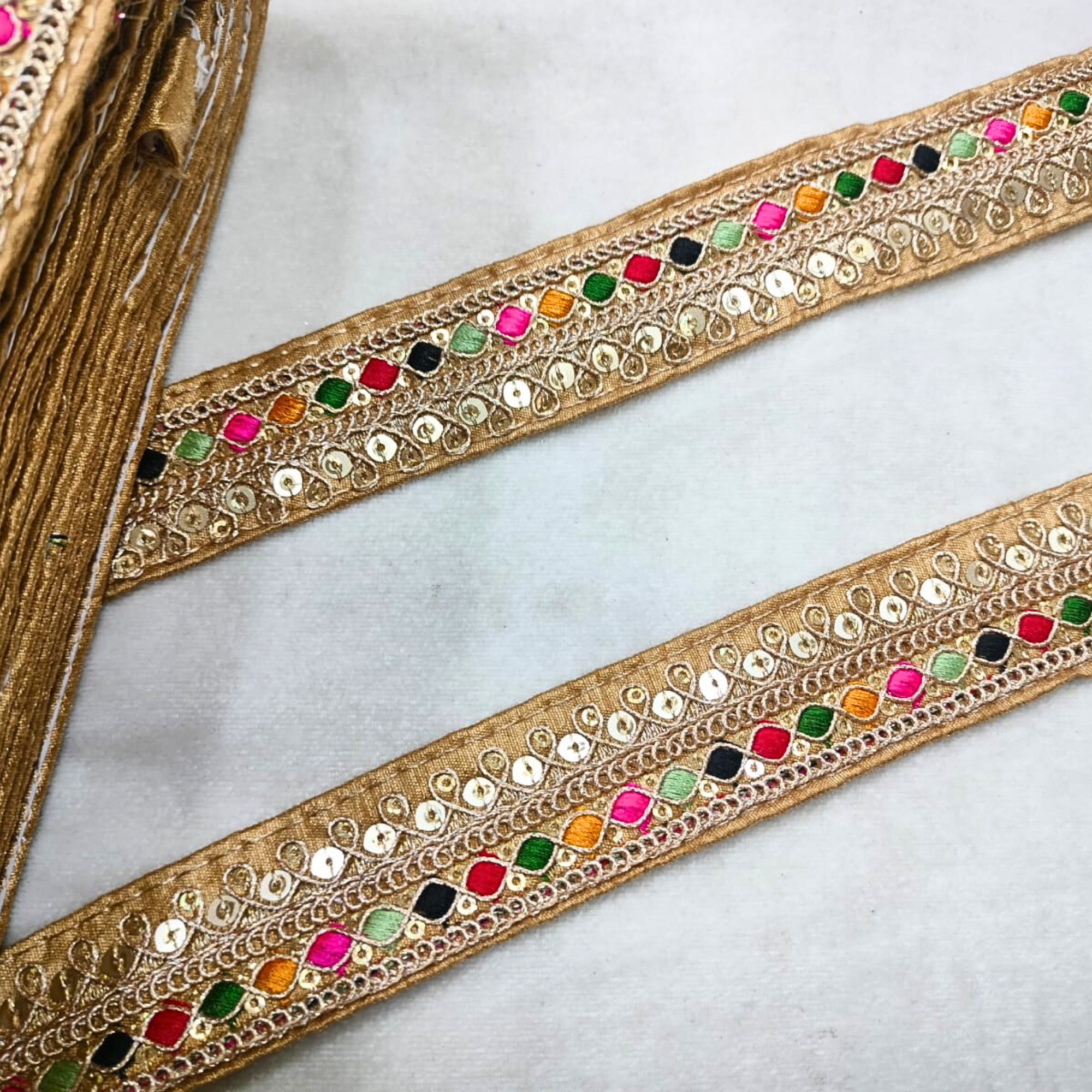 Multicolor Zari Trim