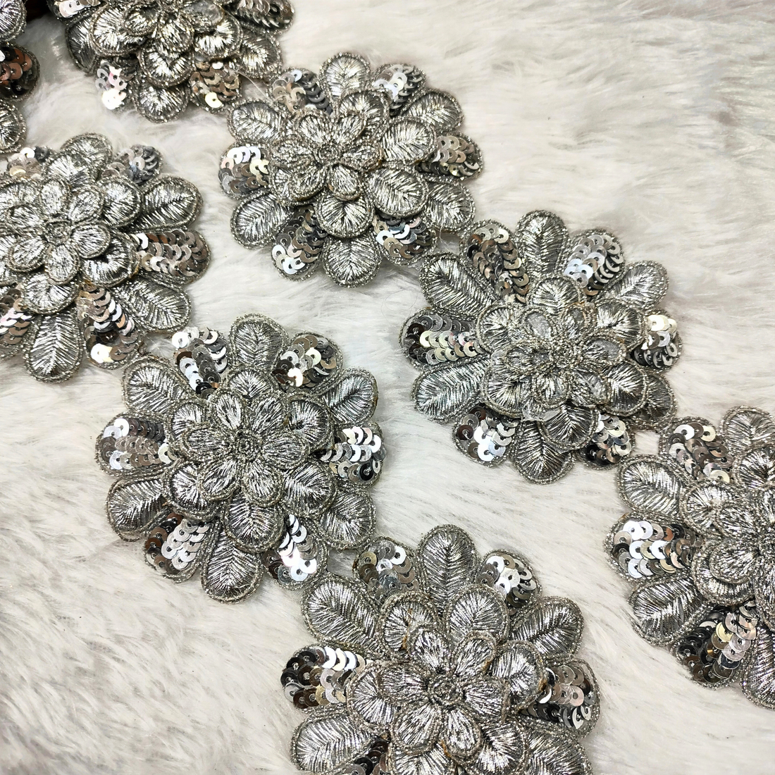 Floral Zari Fancy Lace