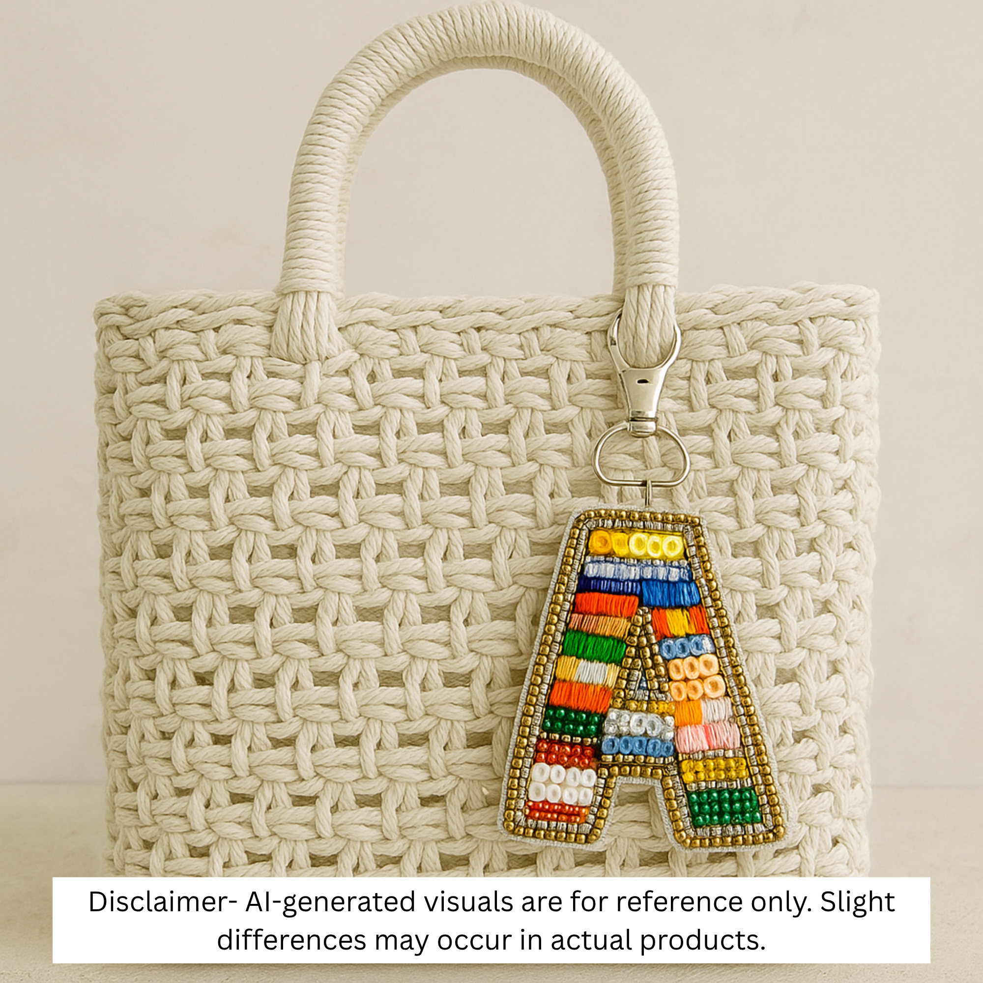 Color Crush Bag Charm 'A' Bag Charm