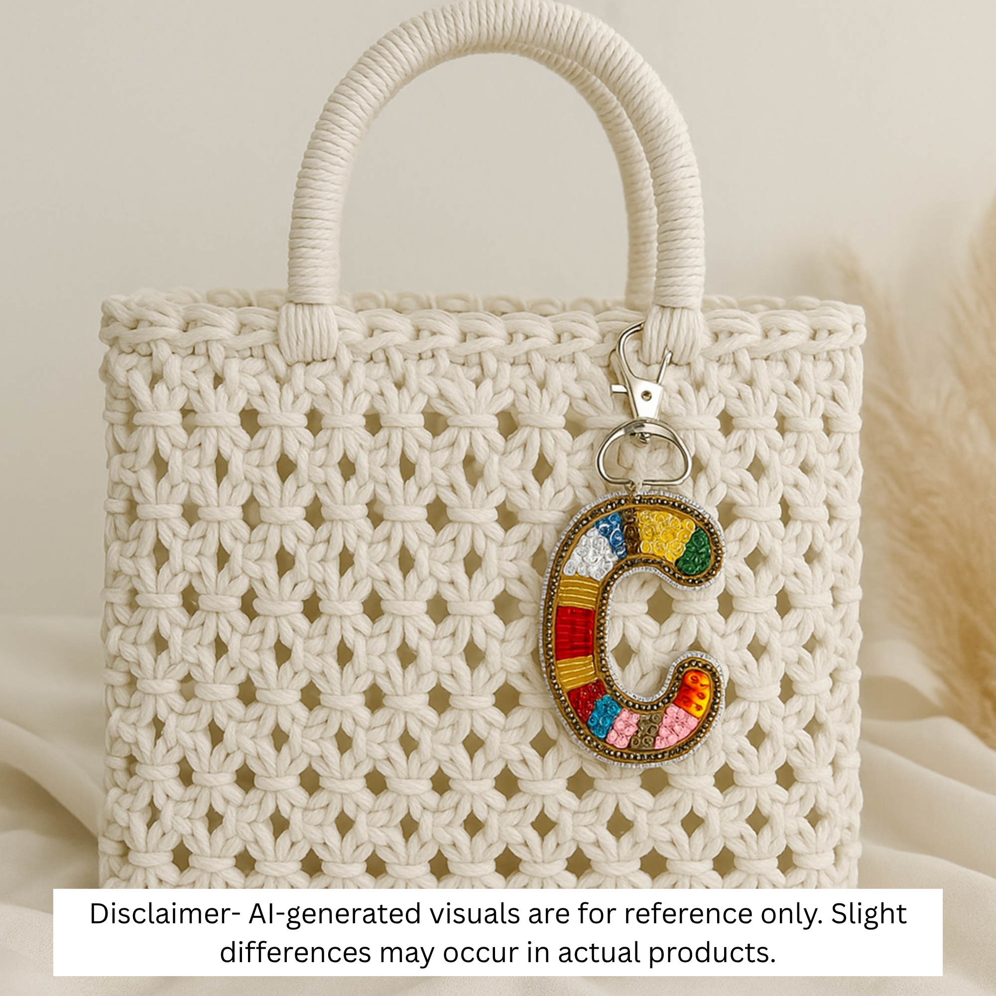 Color Crush Bag Charm 'C' Bag Charm