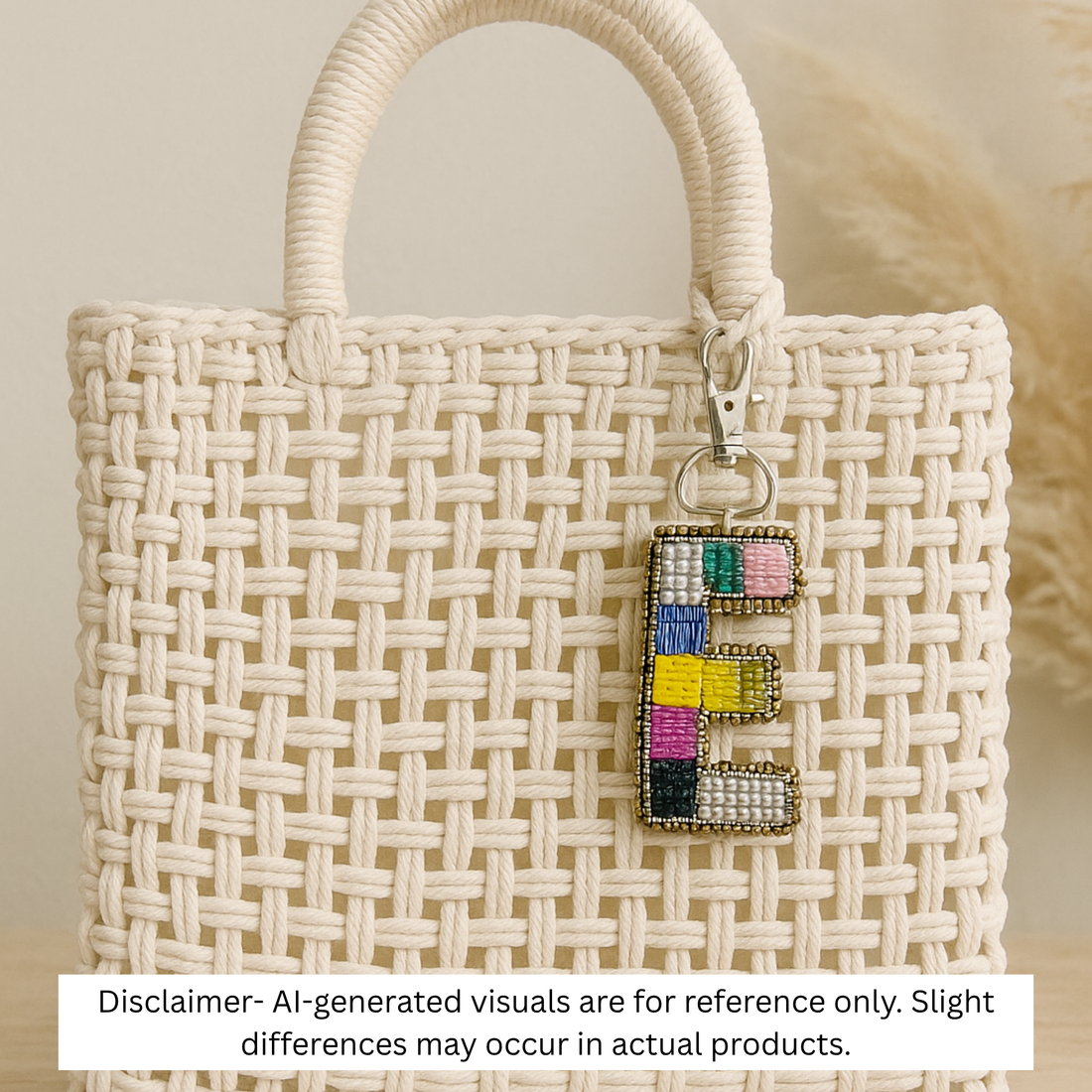 Color Crush Bag Charm 'E' Bag Charm