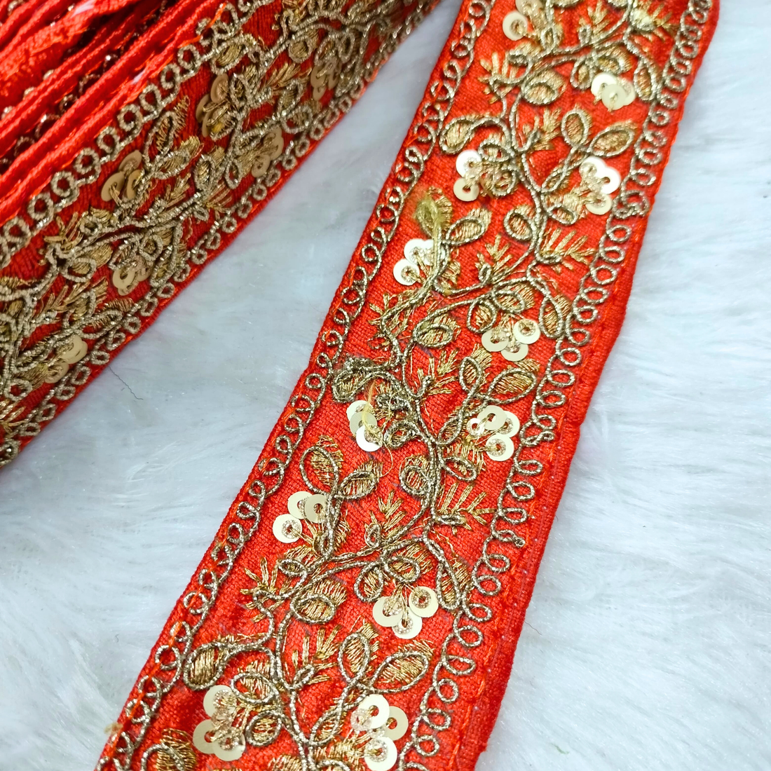 Fancy Zari Embellished Trim
