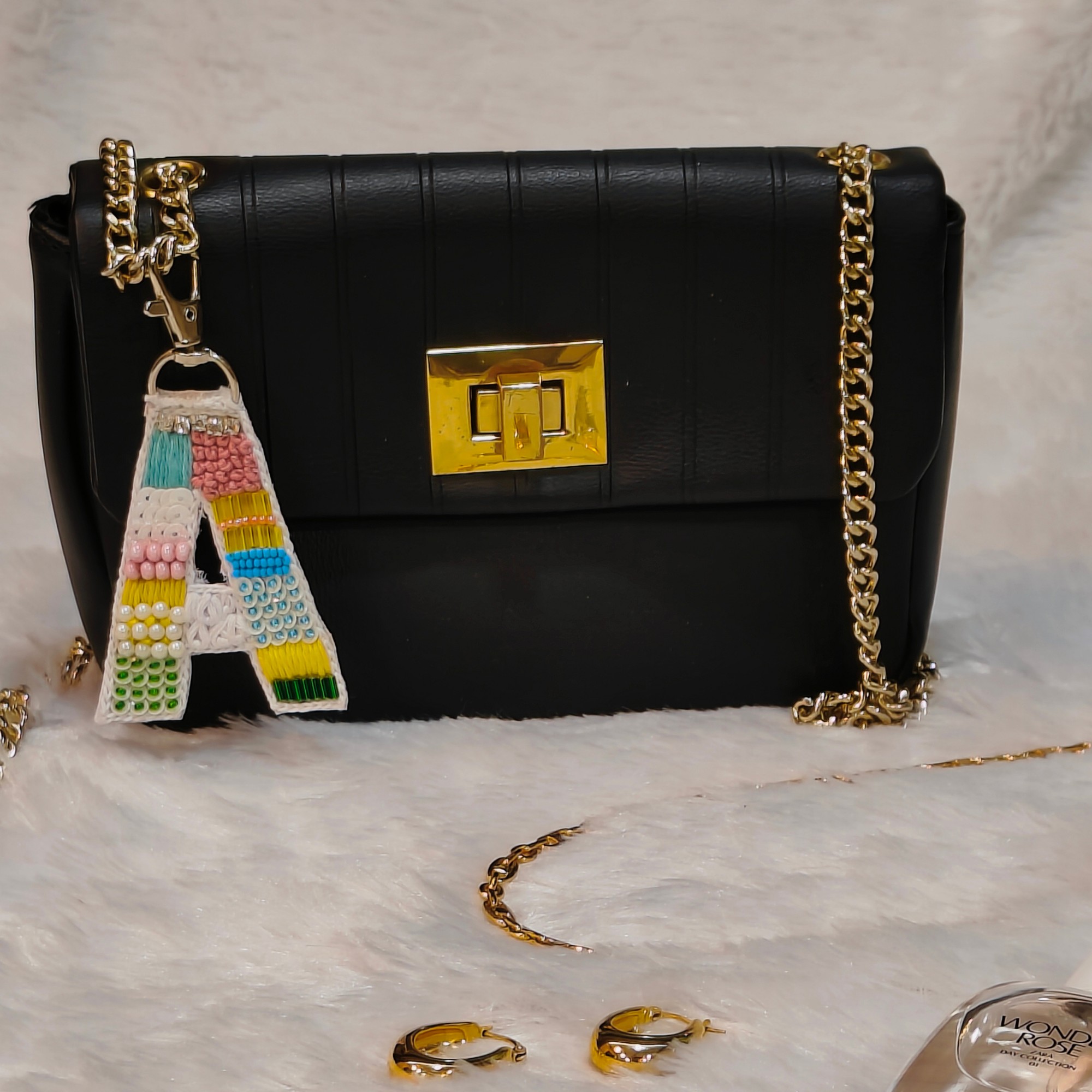 Colorwave Bliss 'A' Bag Charm