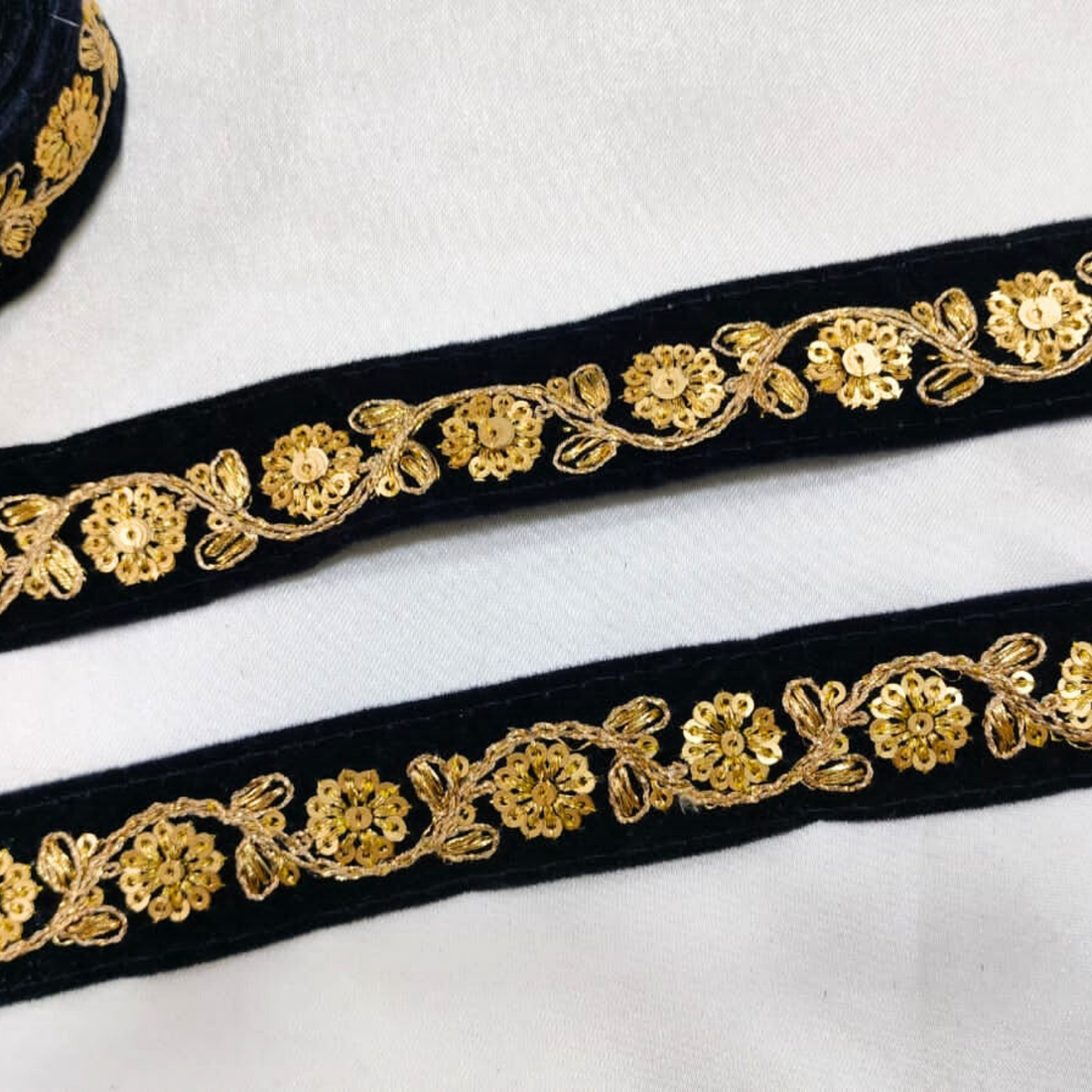 Fancy Sequin Work Trim