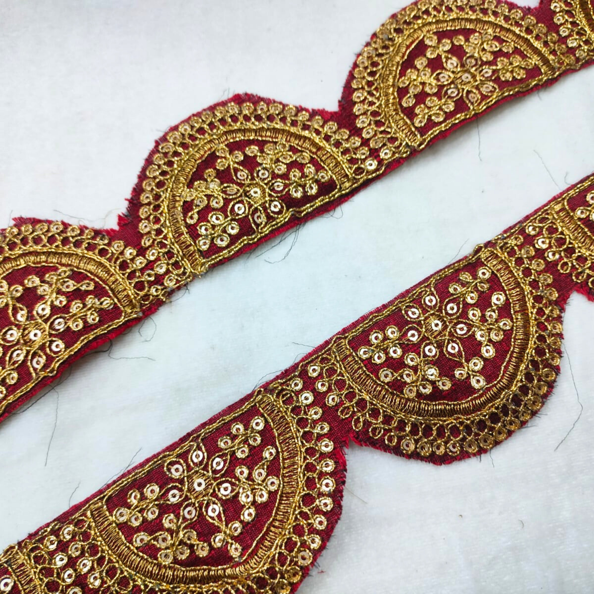 Fancy Sequin Work Trim