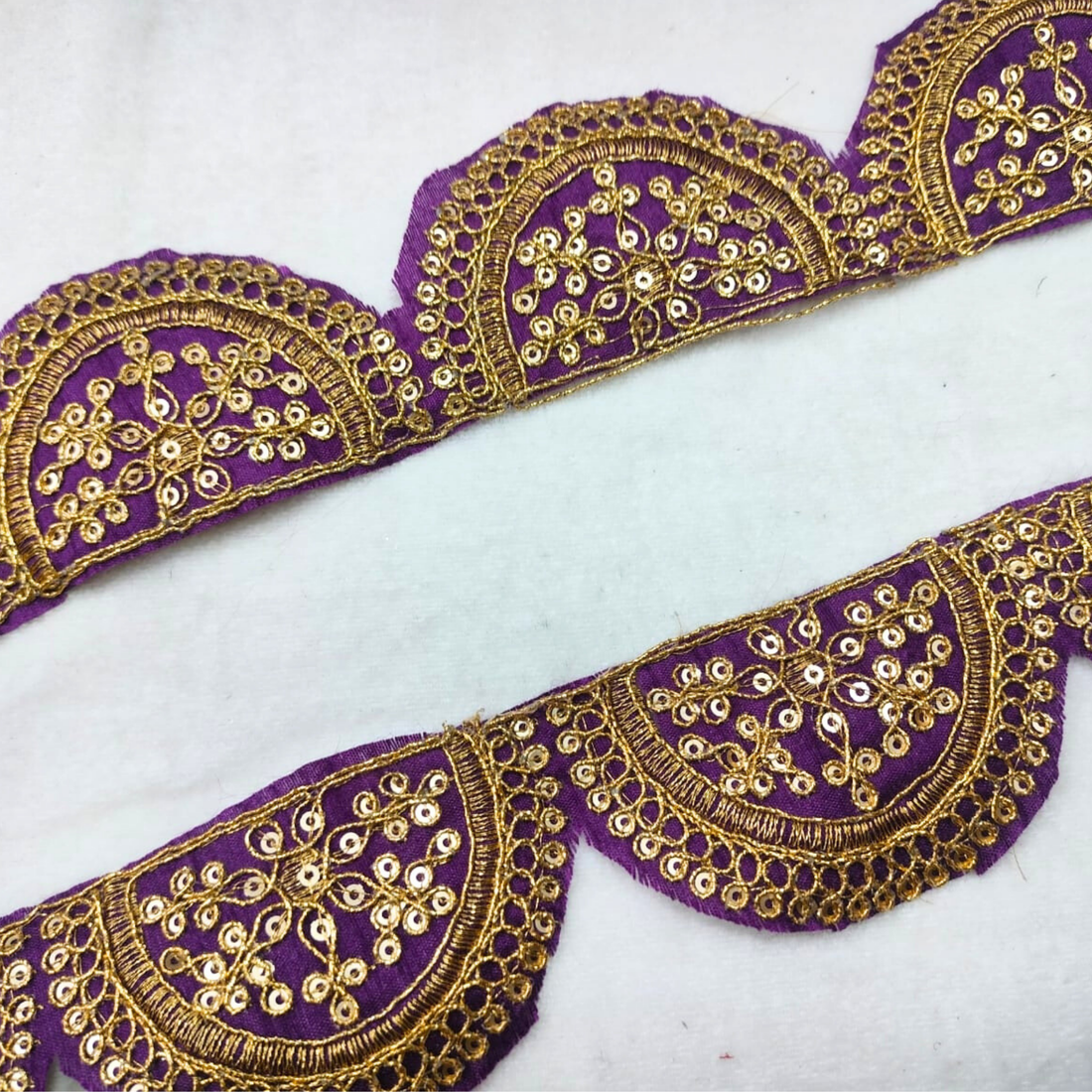 Fancy Sequin Work Trim