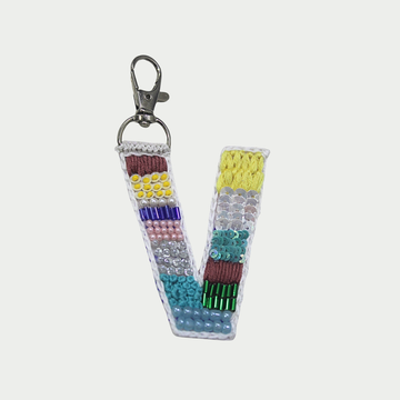 Colorwave Bliss 'V' Bag Charm