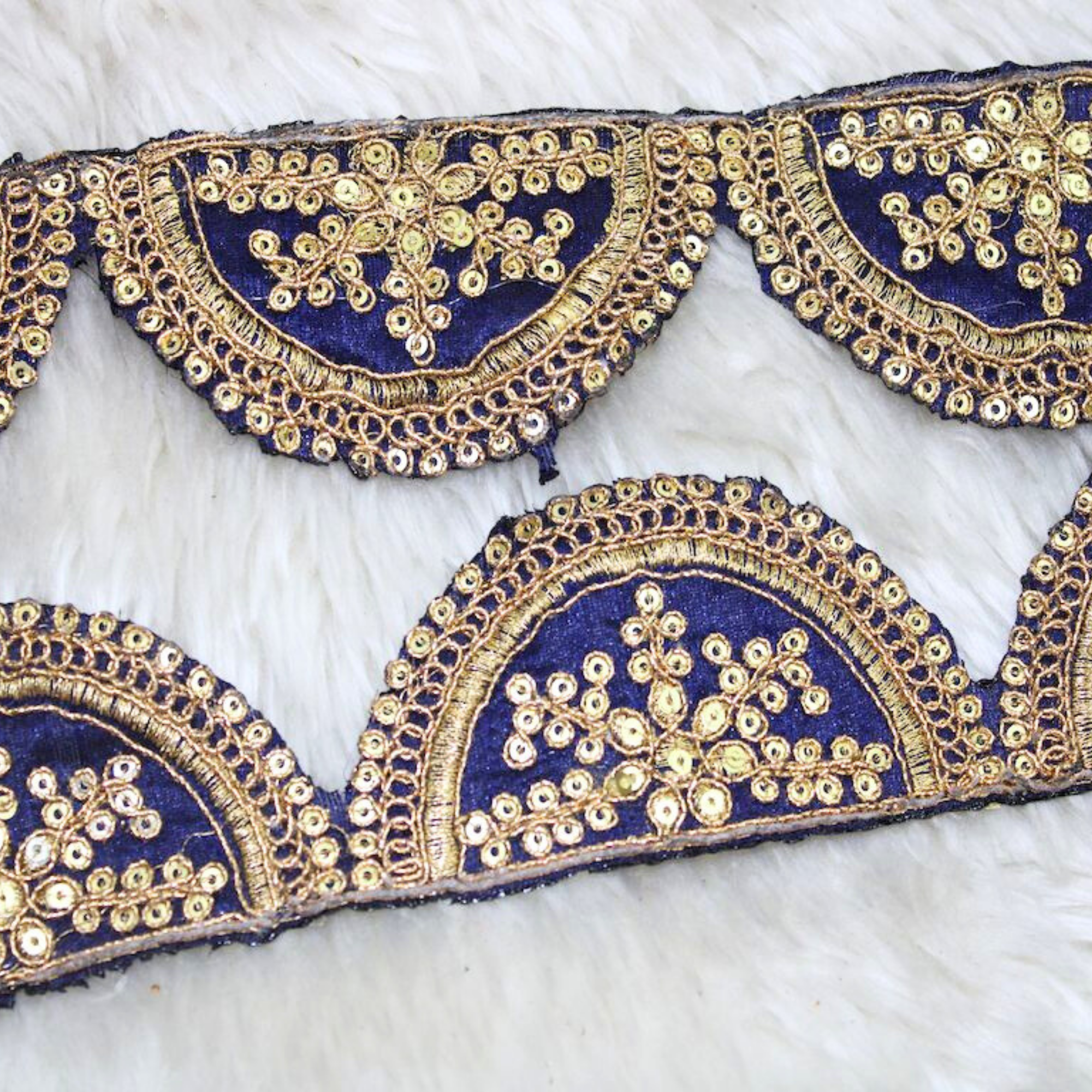 Fancy Sequin Work Trim