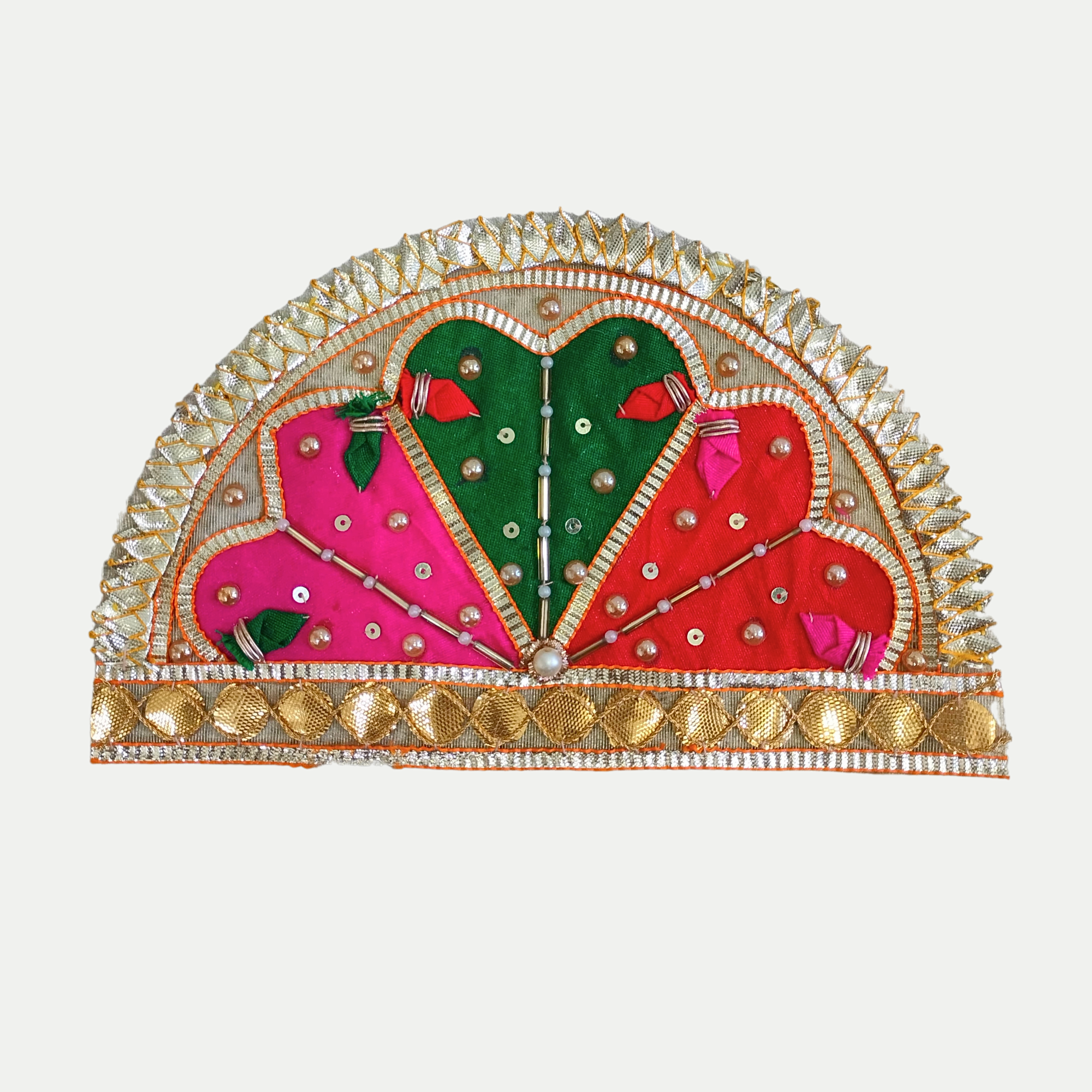 Multicolor Embellished Gota Patti Patch (12 Pieces)