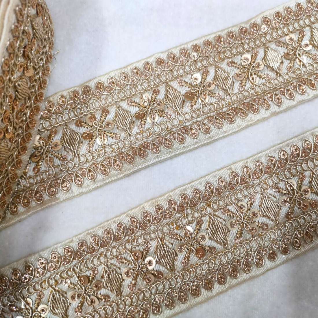 Fancy Sequin Work Trim