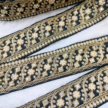 Fancy Pearl and Mirror Trim