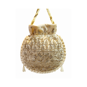 Ivory Regal Handcrafted Potli