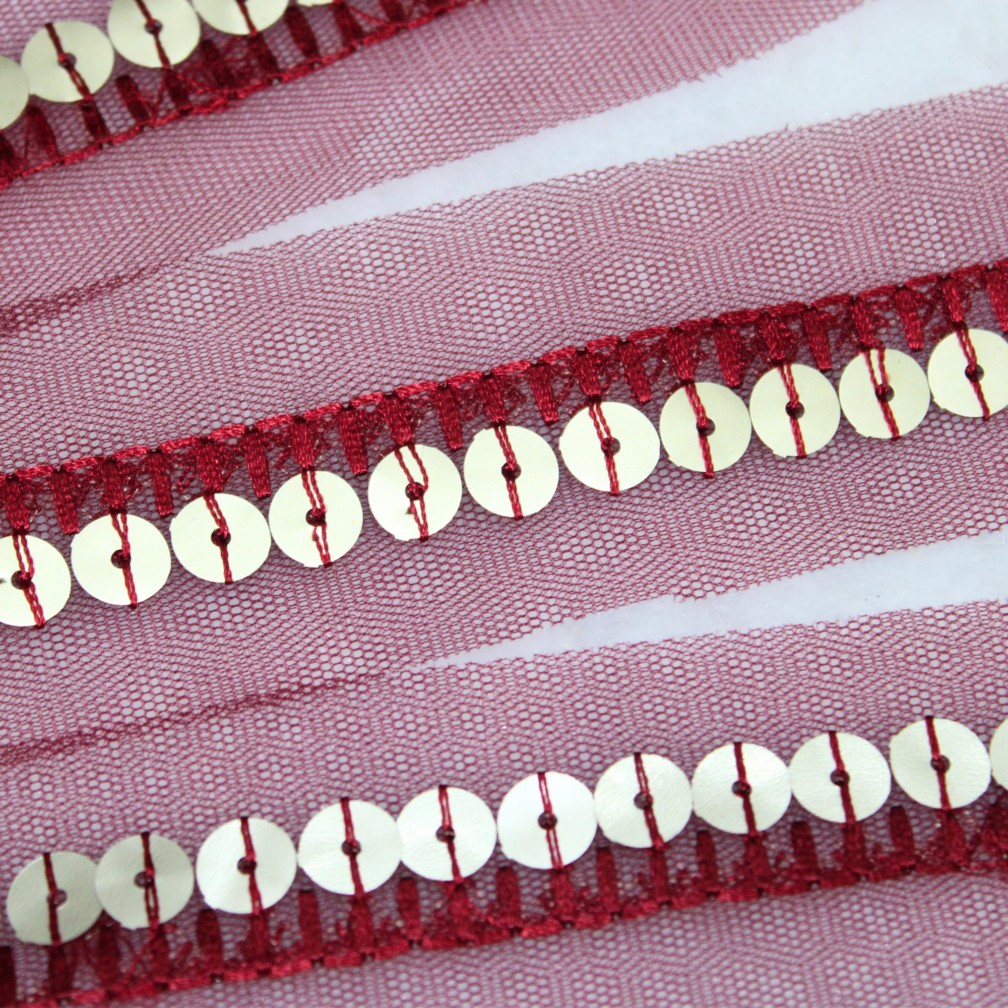 Thread And Sequin Trim
