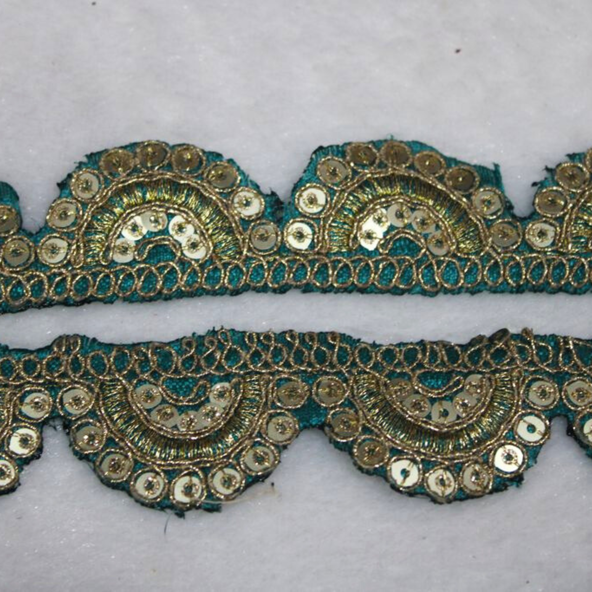 Sequin Half-Moon Lace