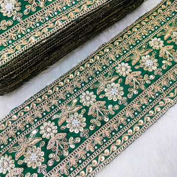 Sequin & Cutdana Floral Trim