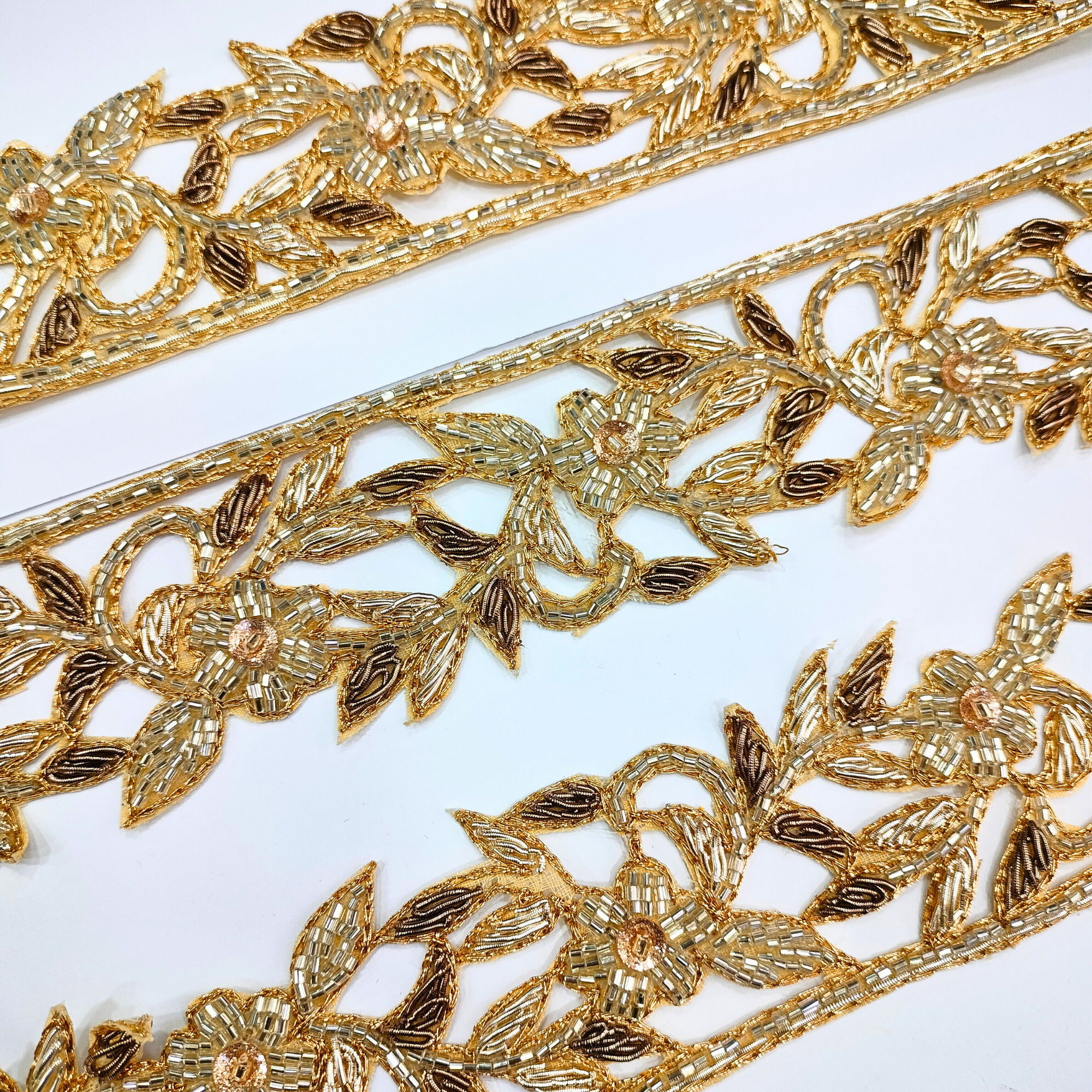 Golden Handwork Zardozi Trim
