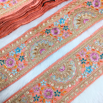 Peach Fancy Multicolor Trim