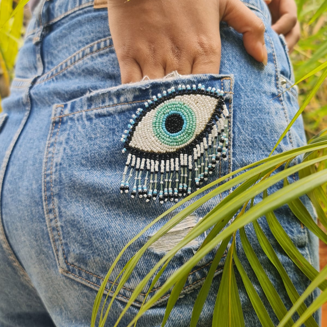 Tassel Eye Handmade Patch