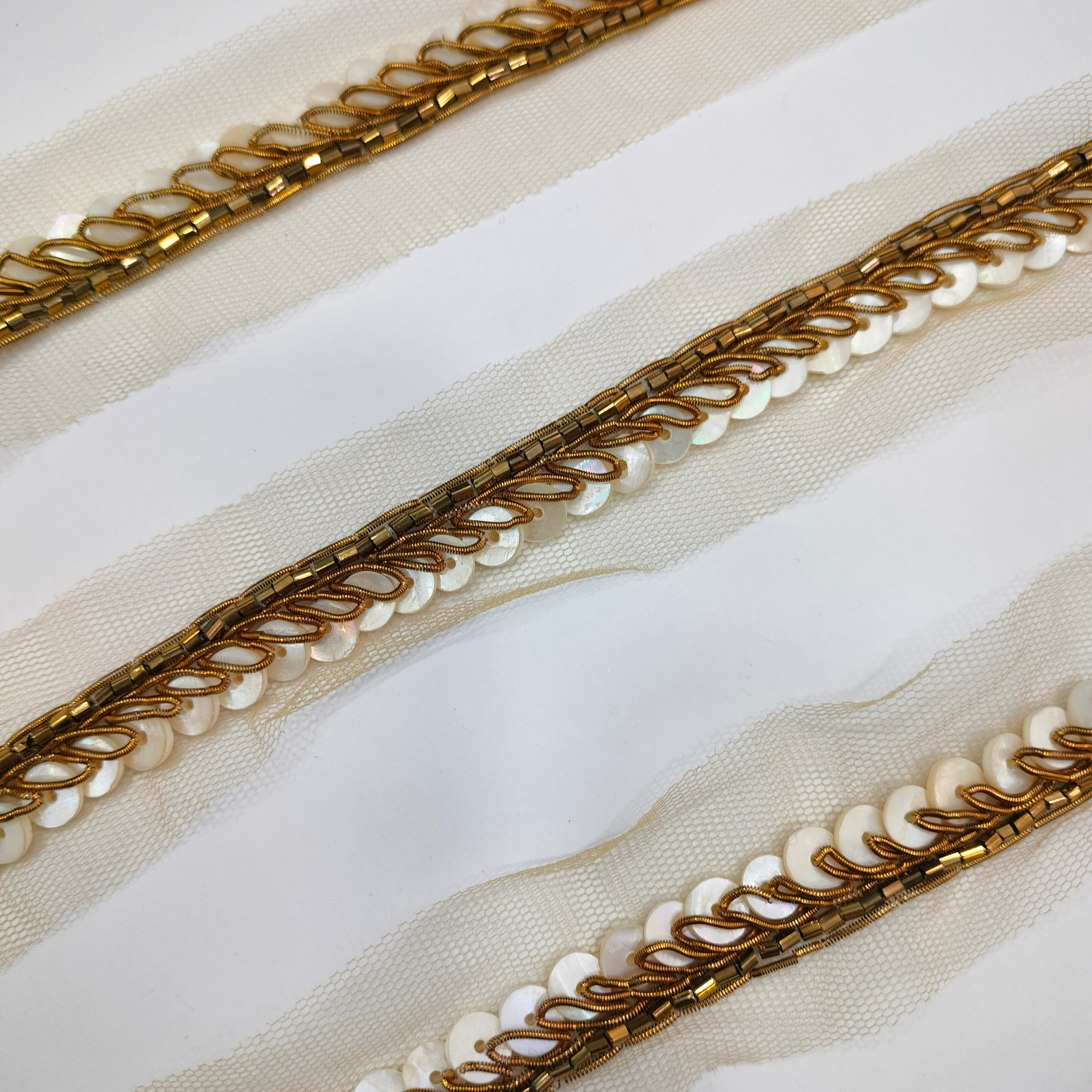 Sequins Handwork Lace