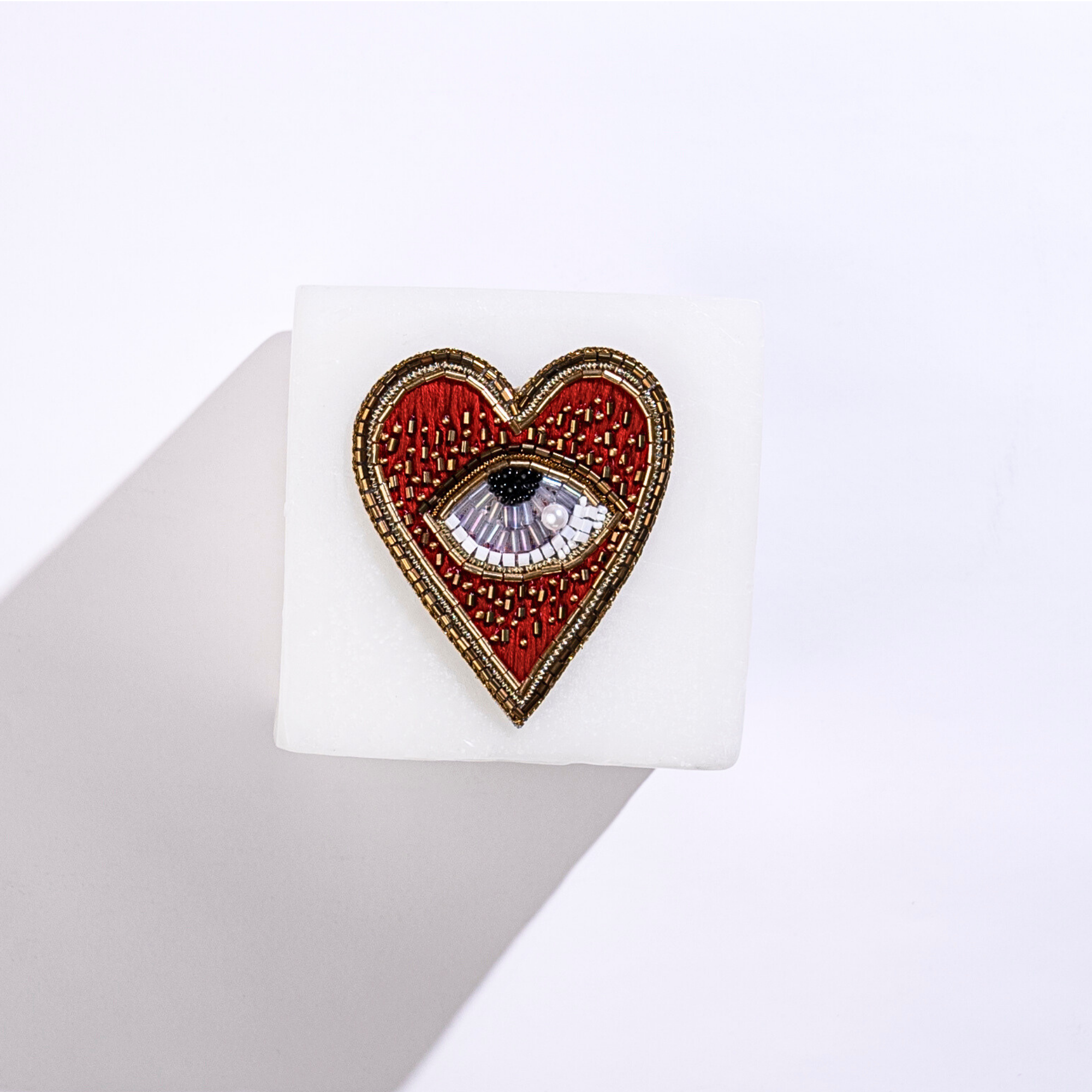 Love Loom 'Heart' Shape Handmade Patch