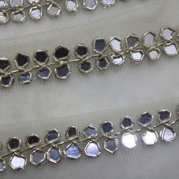 Mirror Sequin Handcrafted Lace