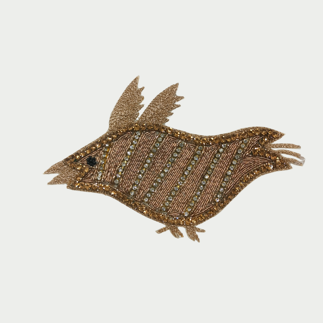 Handcrafted Bird Zardozi Patch (6-12 Pieces)