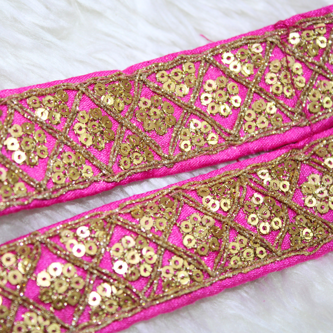 Fancy Sequence Work Lace