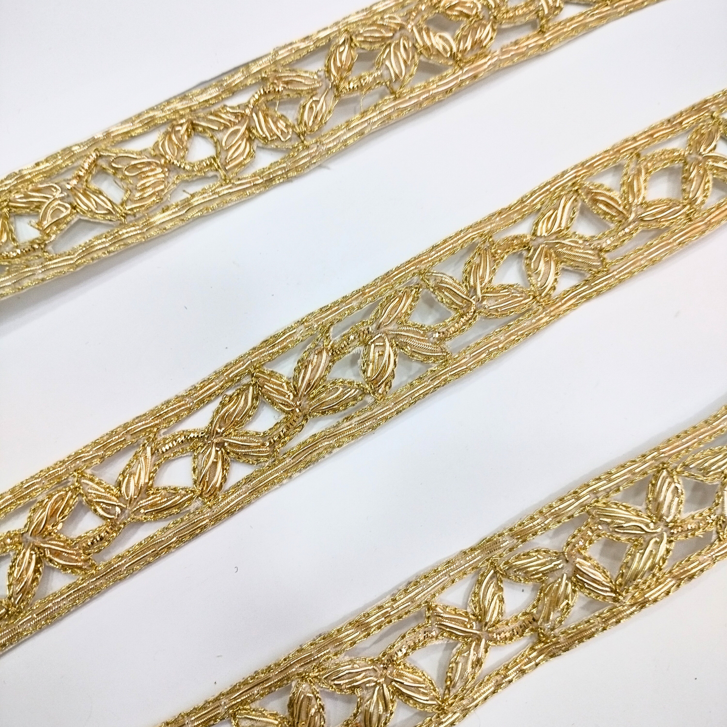 Light Gold Handwork Zardozi Trim