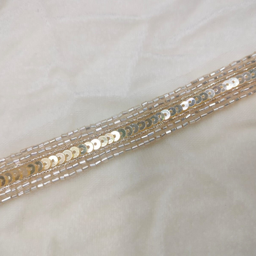 Embellished Cutdana Sequin Border