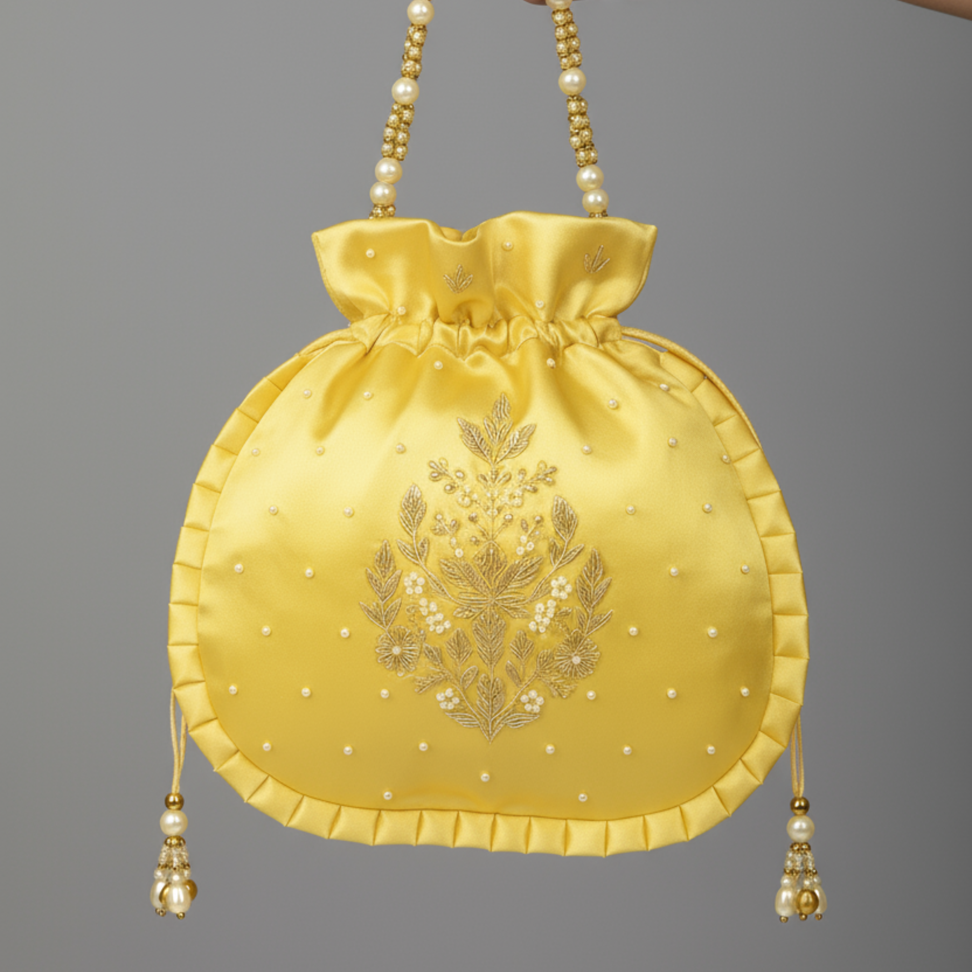 Golden Pearl Potli