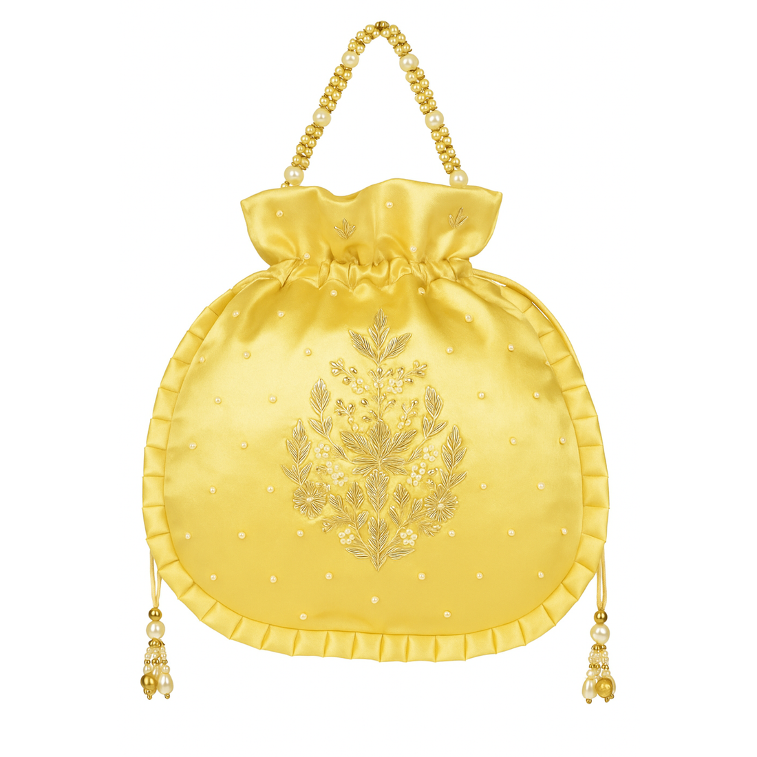 Golden Pearl Potli