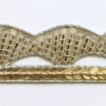 Cutdana Sequin Zari Trim