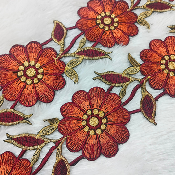 Floral Iron-on Trim