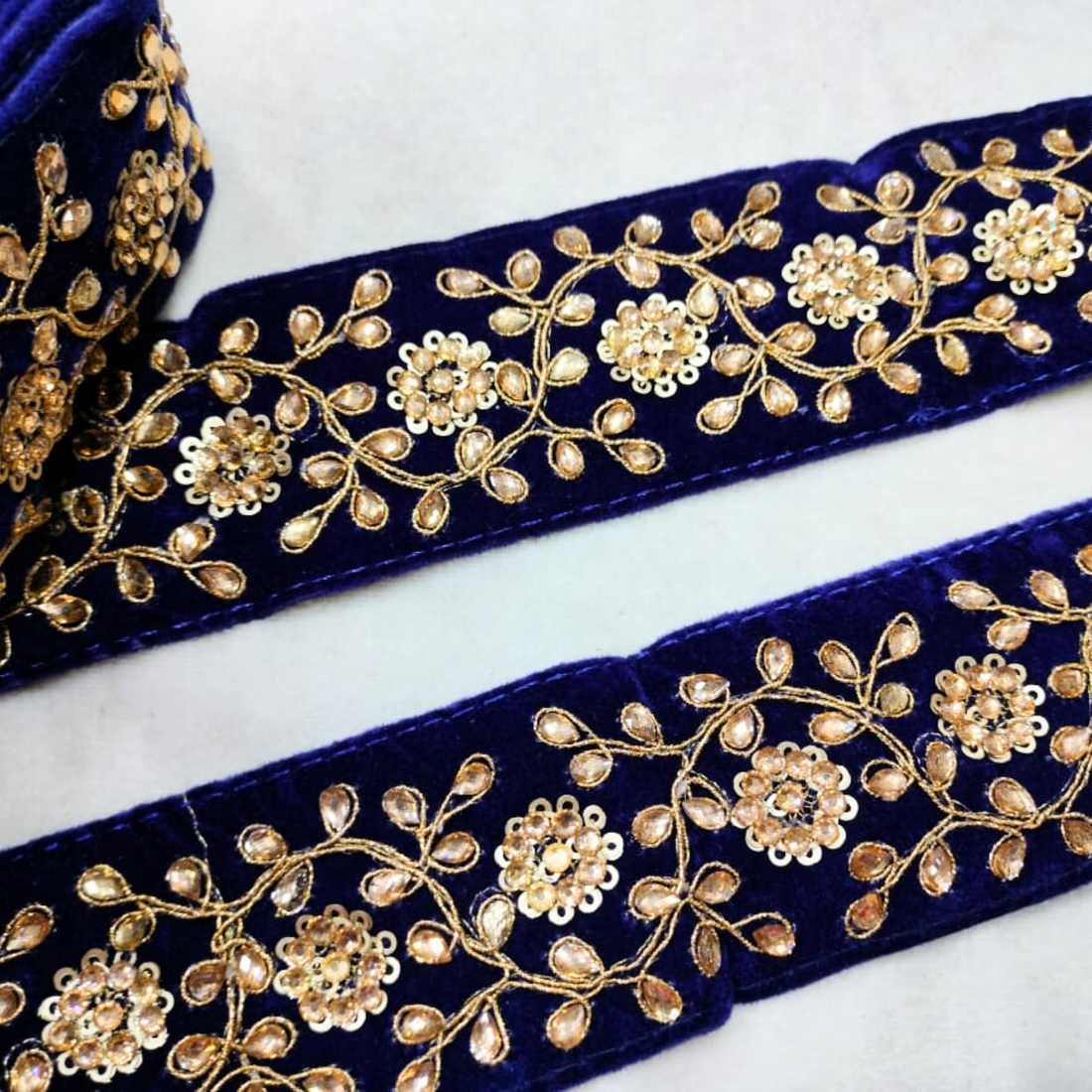 Fancy Velvet Zari Work