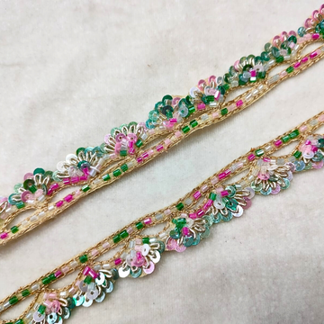 Floral Beaded Sequin Lace