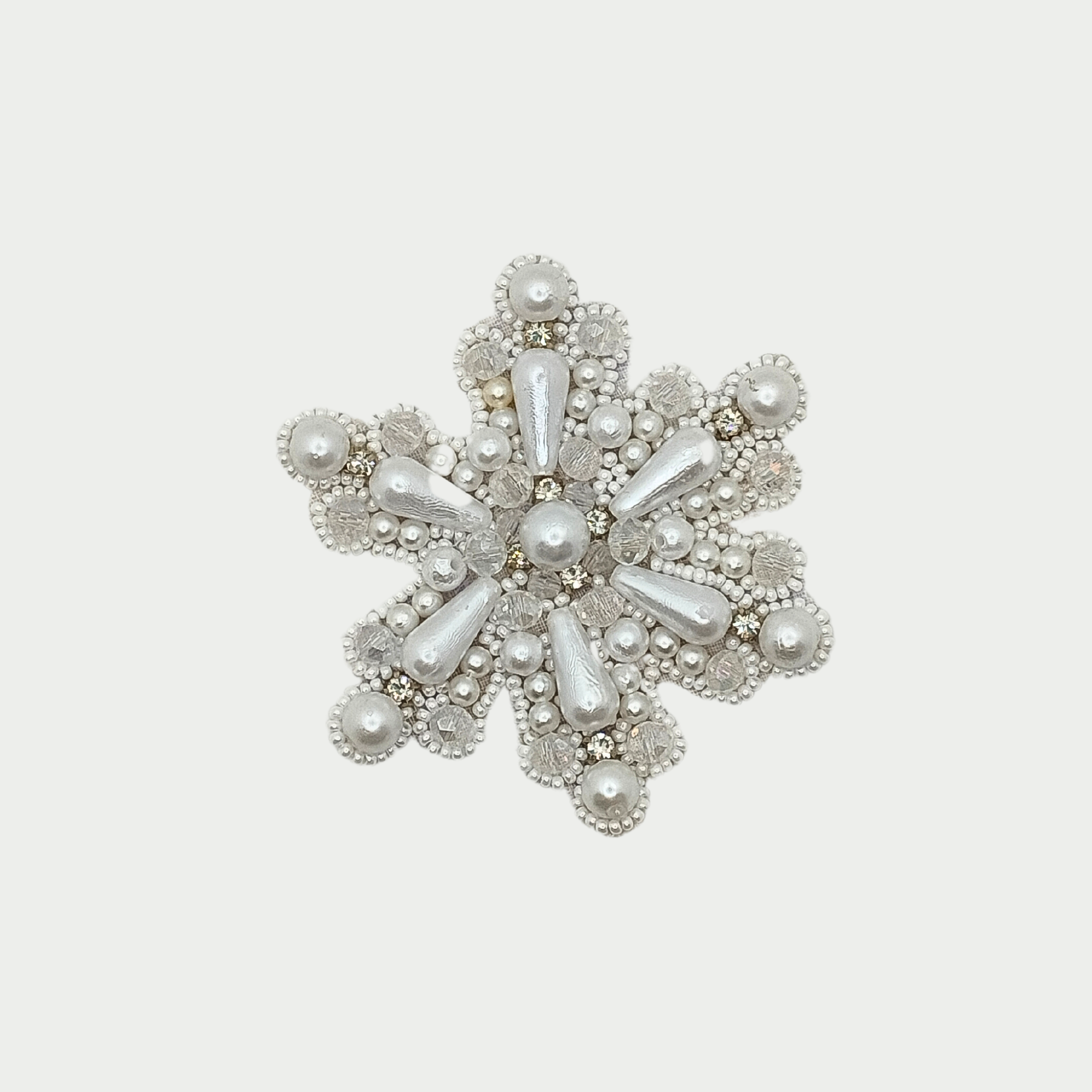 Frost Snowflake Handmade Patch