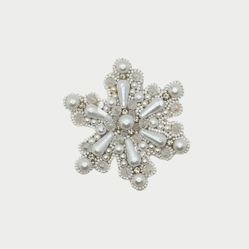 Frost Snowflake Handmade Patch