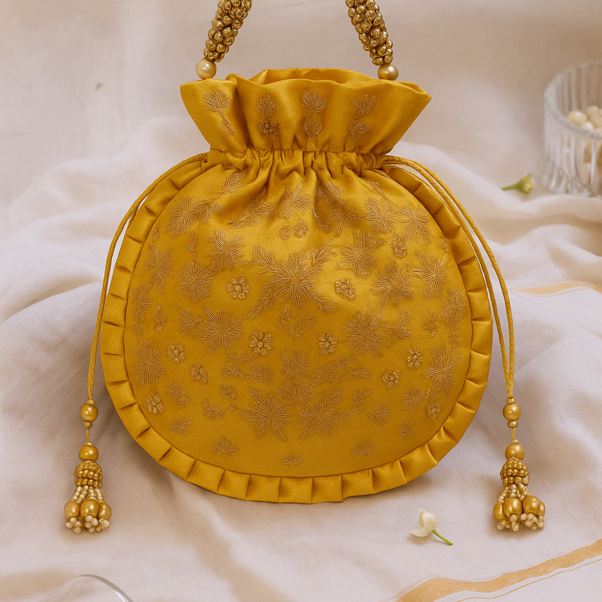 Golden Sunshine Potli Bag