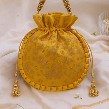Golden Sunshine Potli Bag