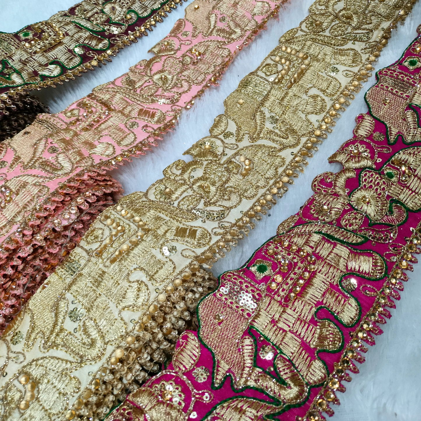 Beige Elephant Thread Trim