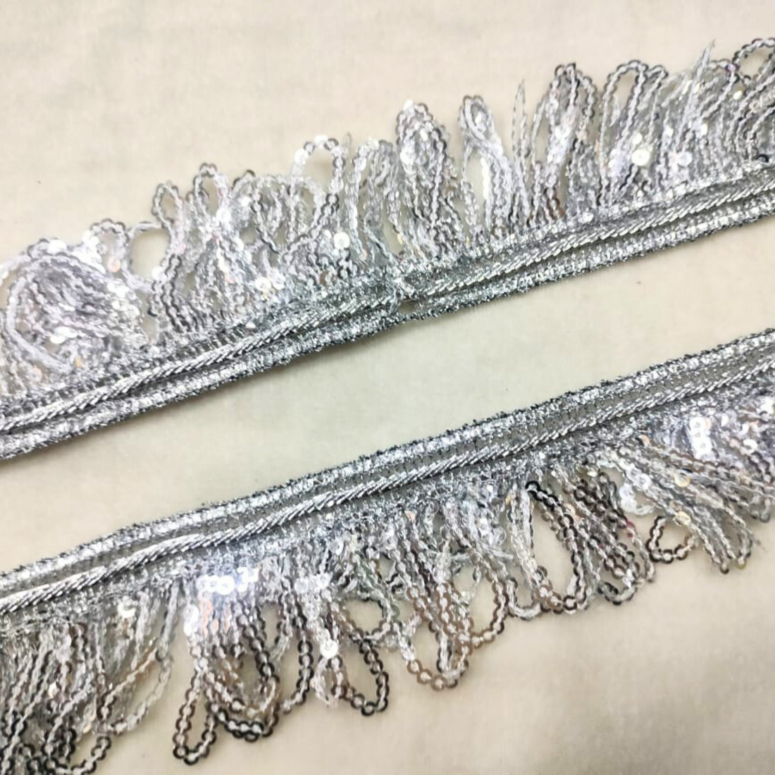 Sequin Fringe lace