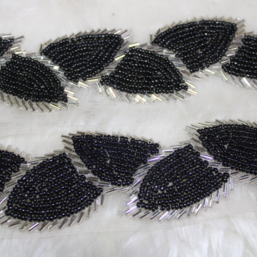 Leaf Shaped Cutdana Handwork Trim