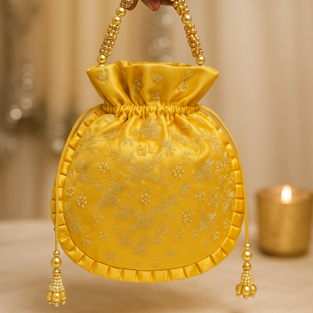 Golden Sunshine Potli Bag