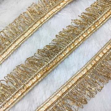 Fringed Sequin Loop Trim