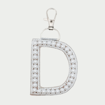 Pearl Monogram 'D' Bag Charm